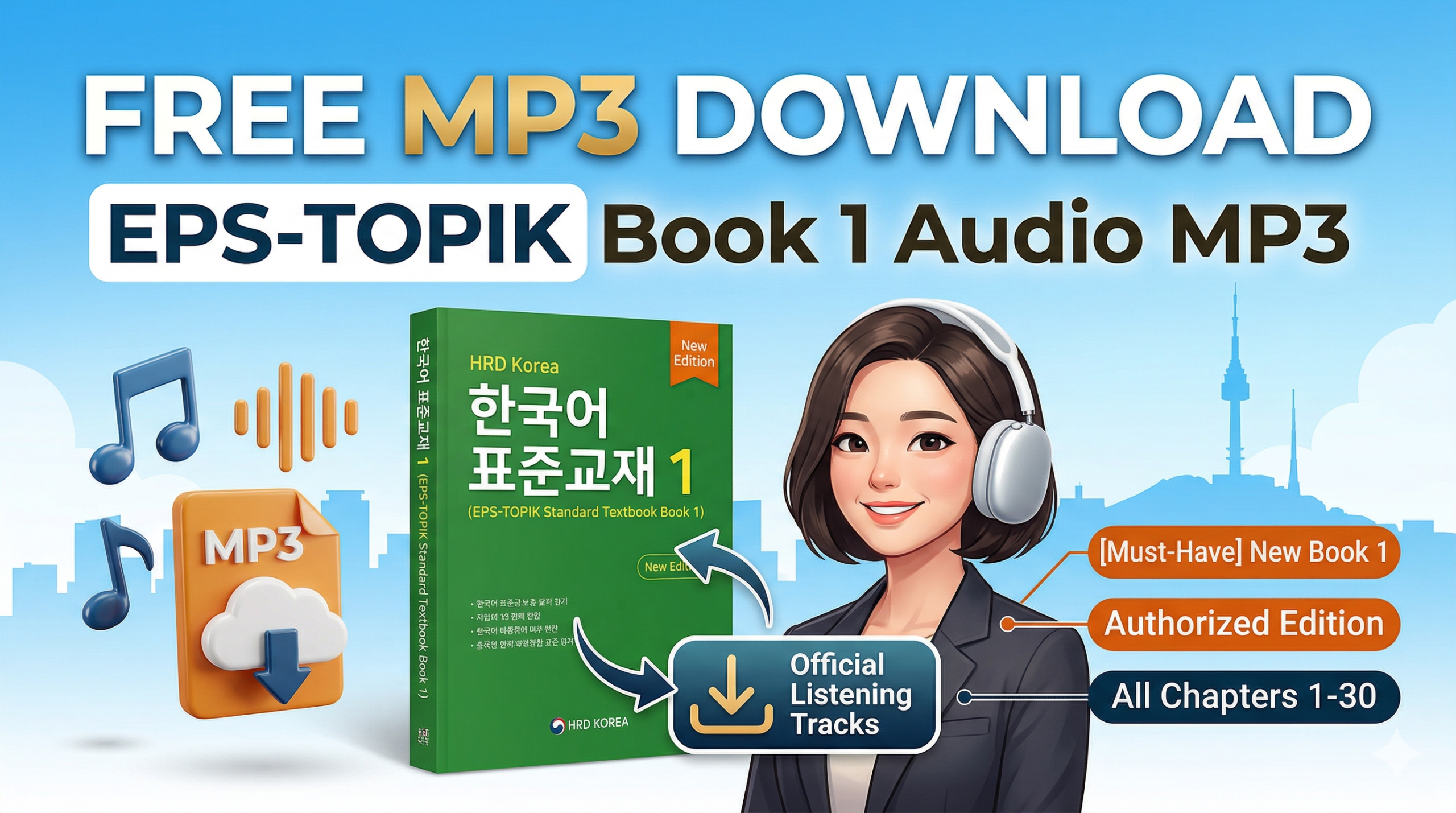 EPS-TOPIK Book 1 Audio MP3 Free Download - Teacher Nova