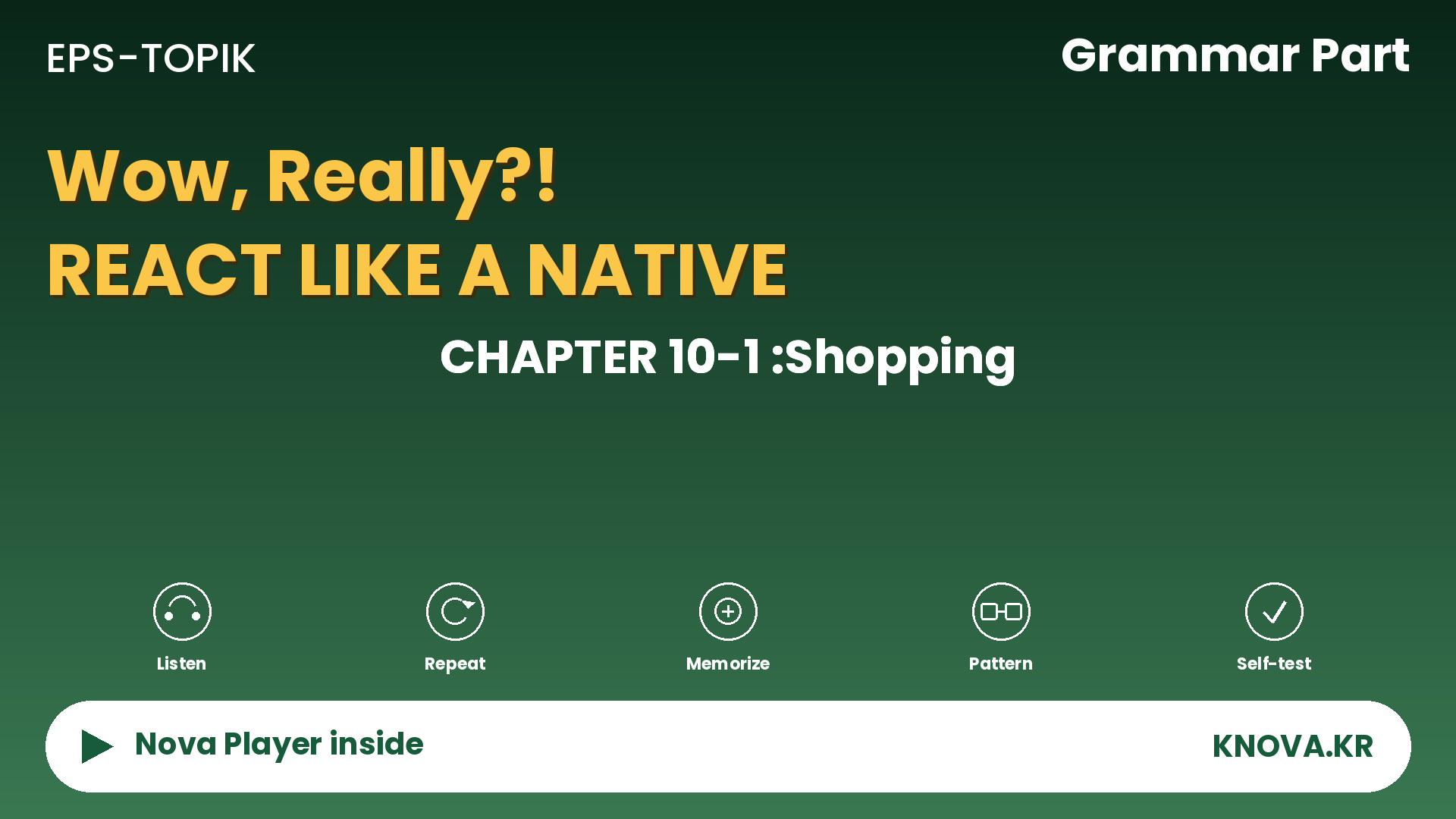  EPS-TOPIK Chapter 10-1 Grammar – Expressing surprise in Korean | Teacher Nova