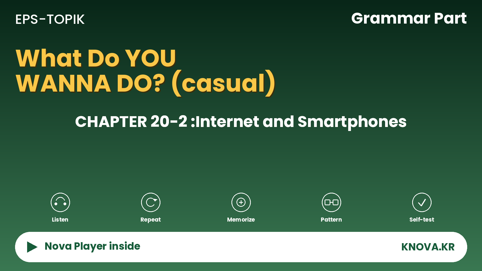 EPS-TOPIK Chapter 20-2 Grammar – Saying What You’ll Do (Casually) in Korean | Teacher Nova