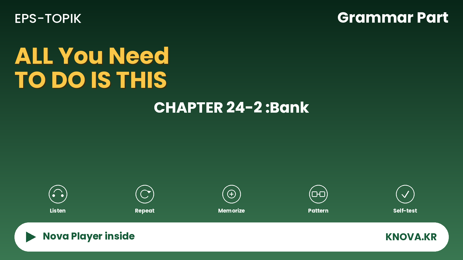 EPS-TOPIK Chapter 24-2 Grammar – Saying What’s Enough To Do in Korean | Teacher Nova